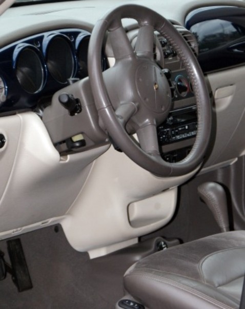 tan interior in custom PT Cruiser 